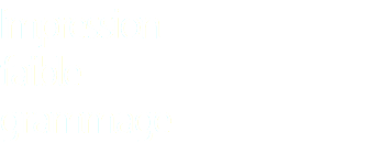 Impression faible grammage